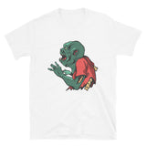 Trendy Zombie Horror Scary Graphic Design Halloween T-Shirt