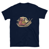 Snail Taxi Funny Graphic T-Shirt