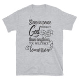 Sleep in Peace Tonight God Christian T-Shirt